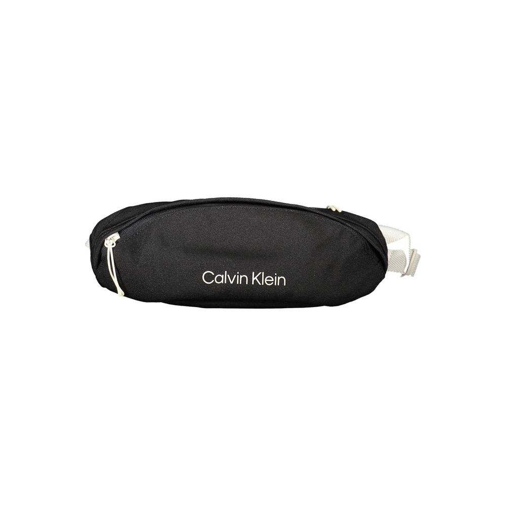 Black Polyester Handbag