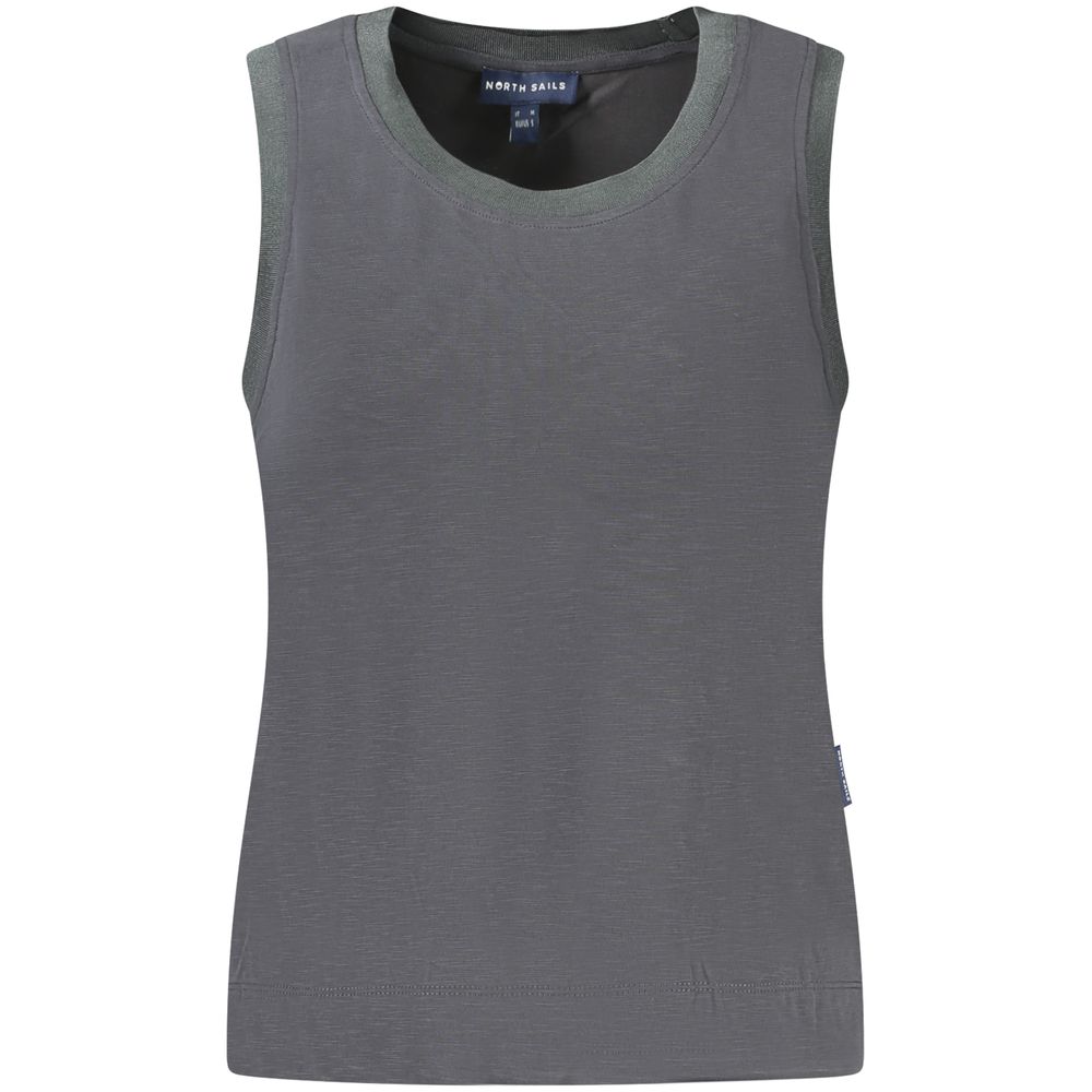 Black Polyester Tank Top