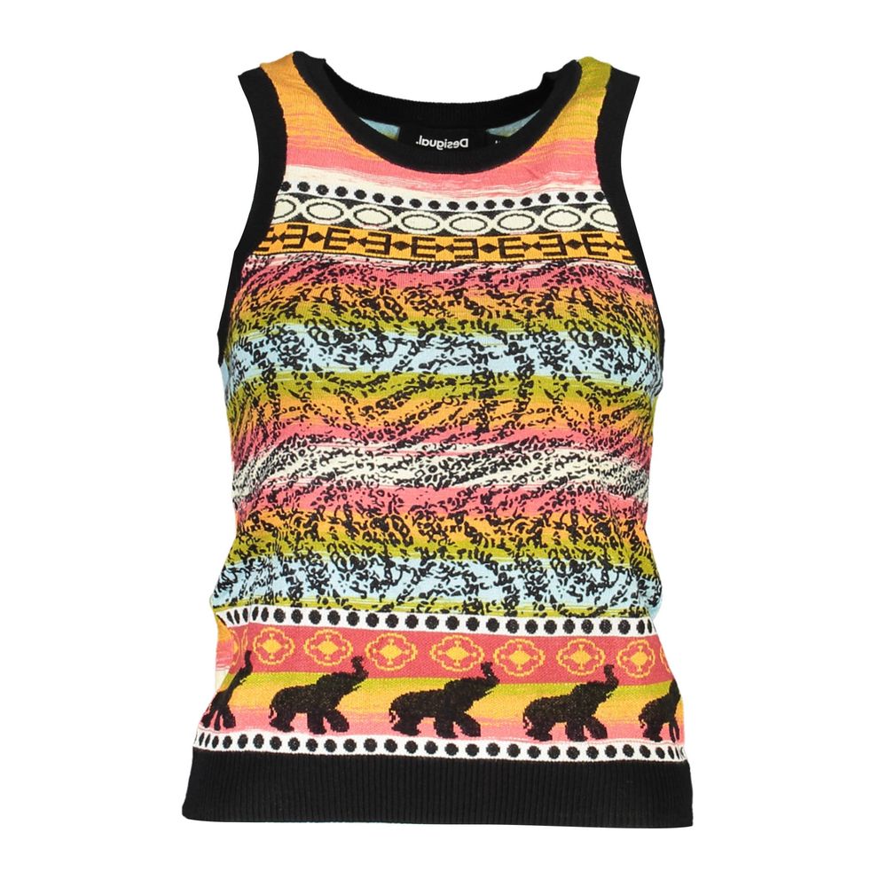 Black Cotton Tank Top