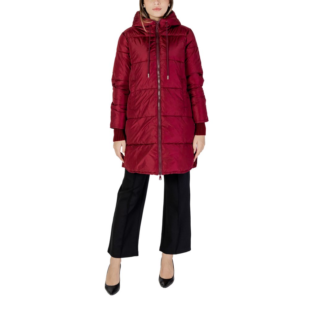 Purple Polyester Jackets & Coat