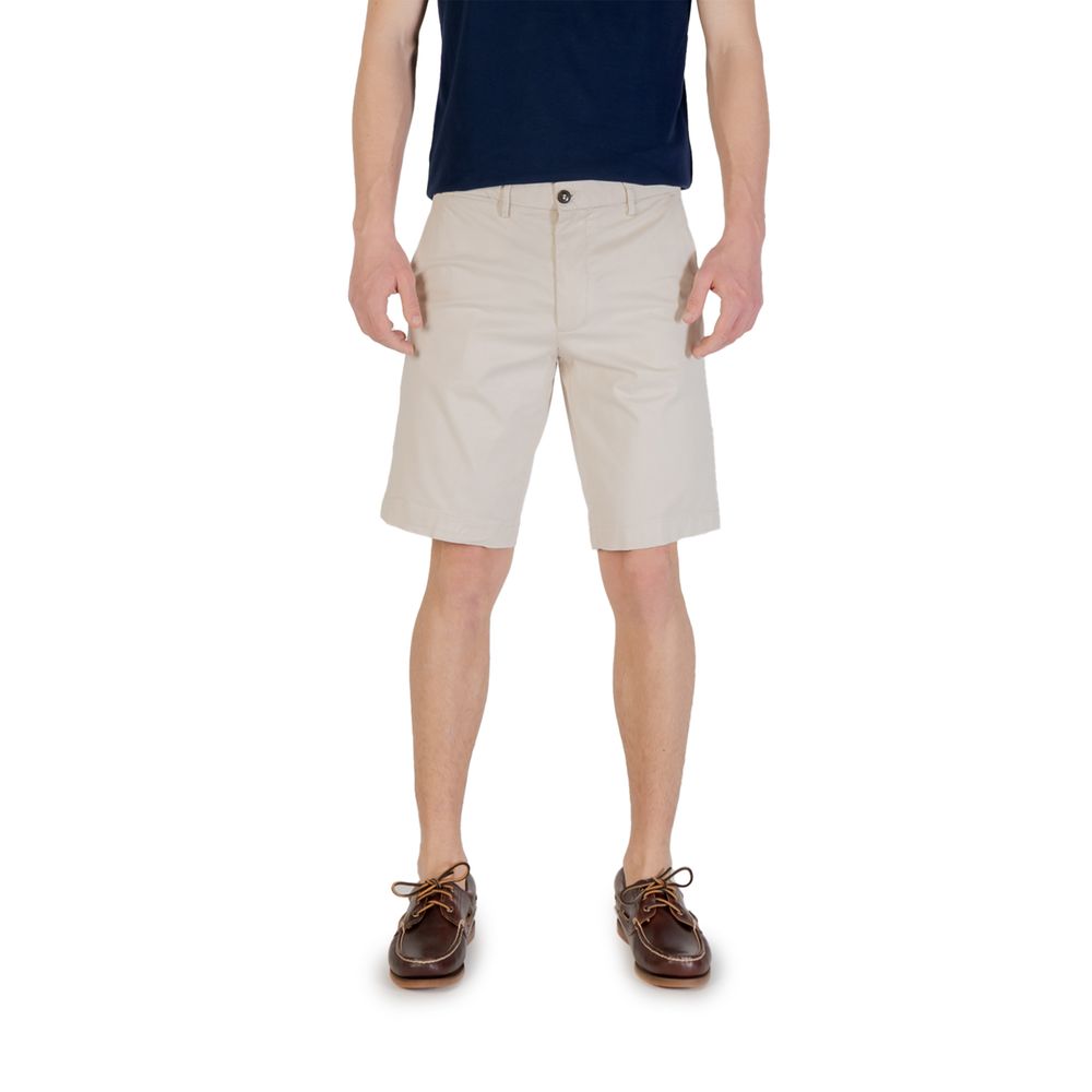 Bicolor Cotton Bermuda
