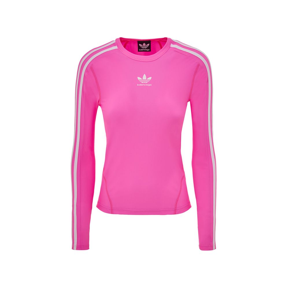Pink Polyamide Long Sleeve
