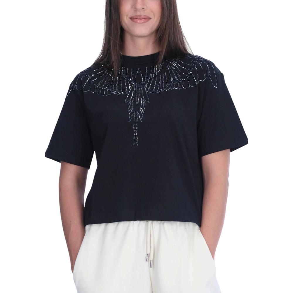 Black Cotton T-Shirt