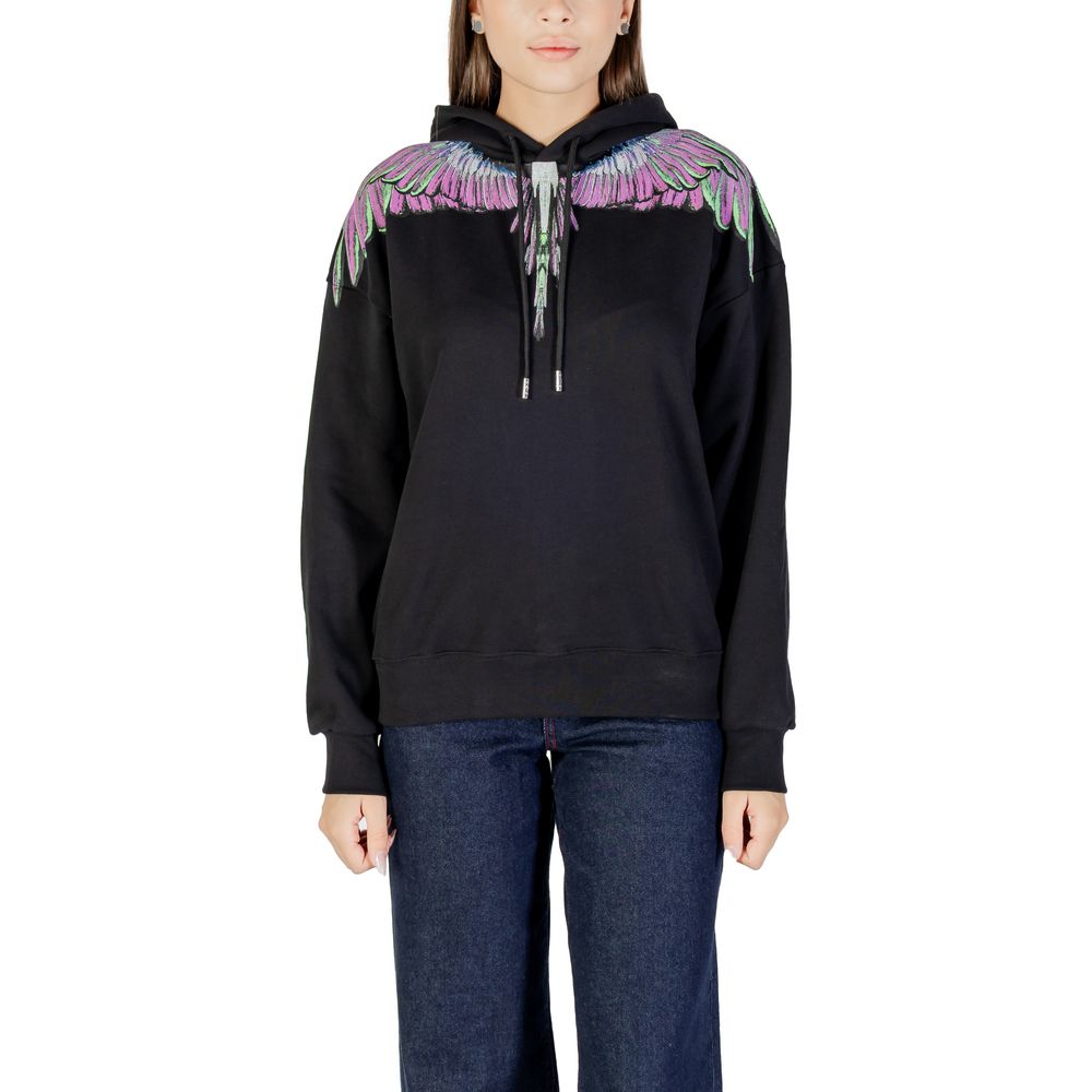 Black Cotton Hoody