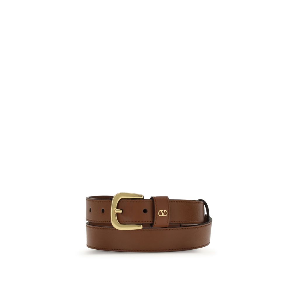 Brown Leather Regular Belt