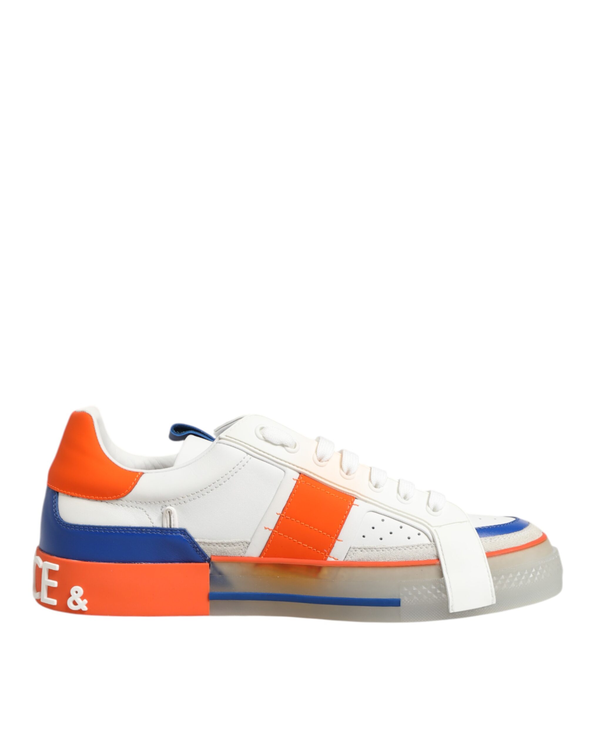 Multicolor Leather Low Top Men Sneakers Shoes