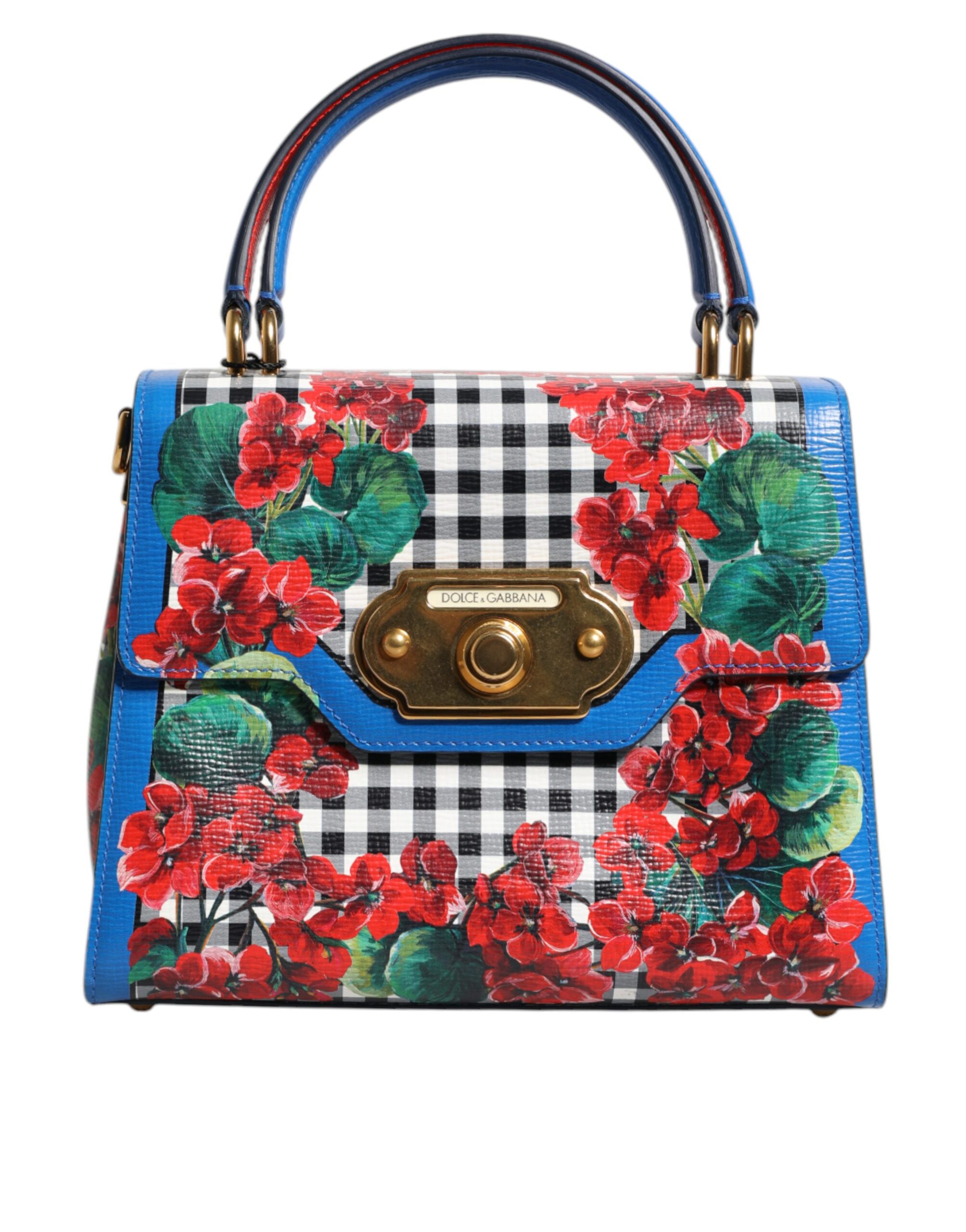 Multicolor Floral Pattern Top Handle Women Borse Bag