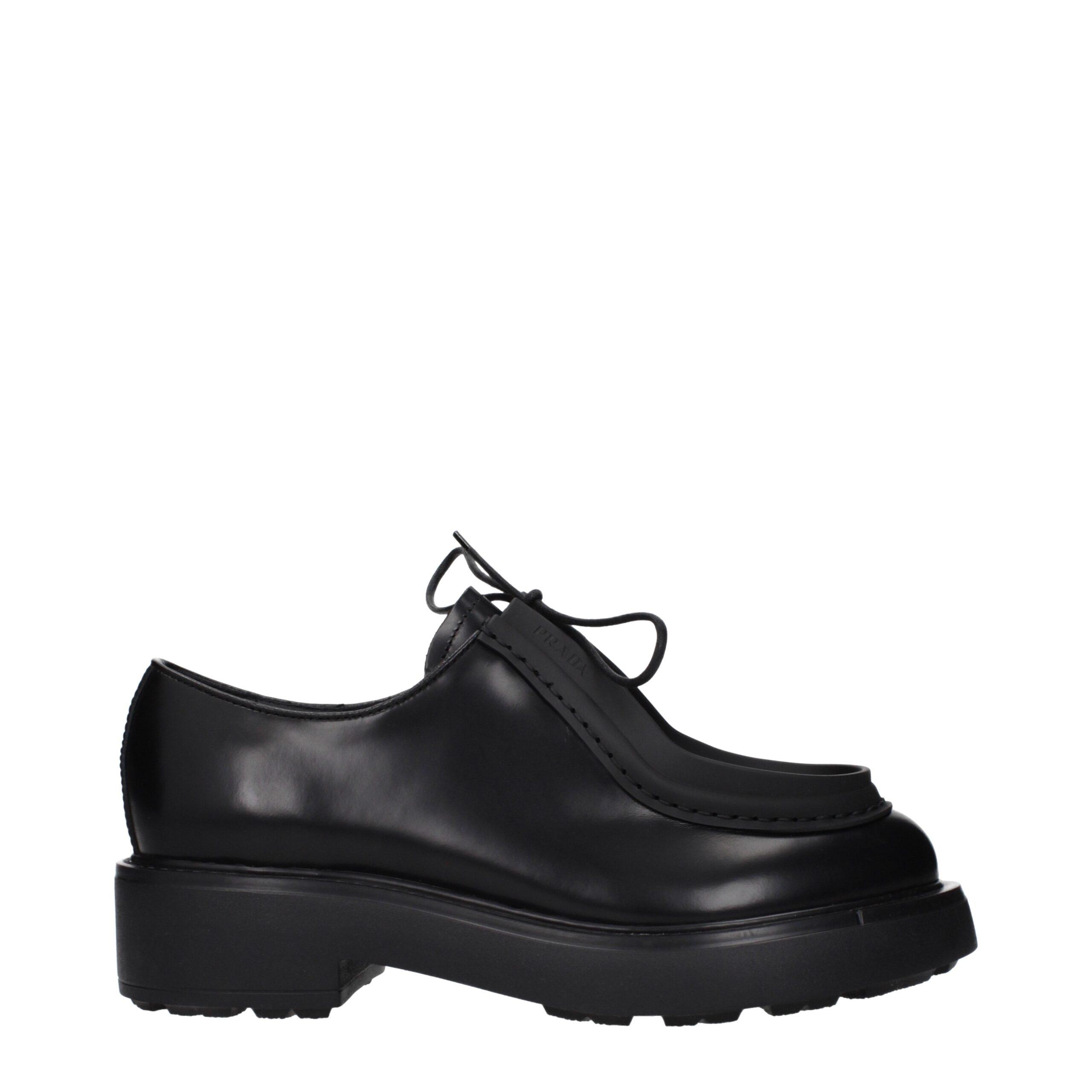 Black Leather Oxfords And Derbies