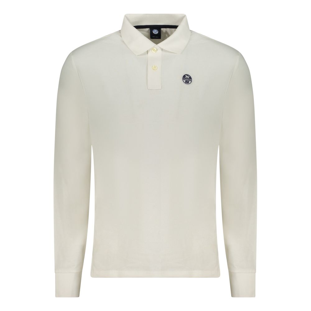 White Cotton Polo Shirt