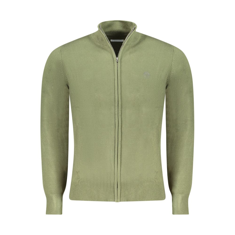 Green Nylon Sweater