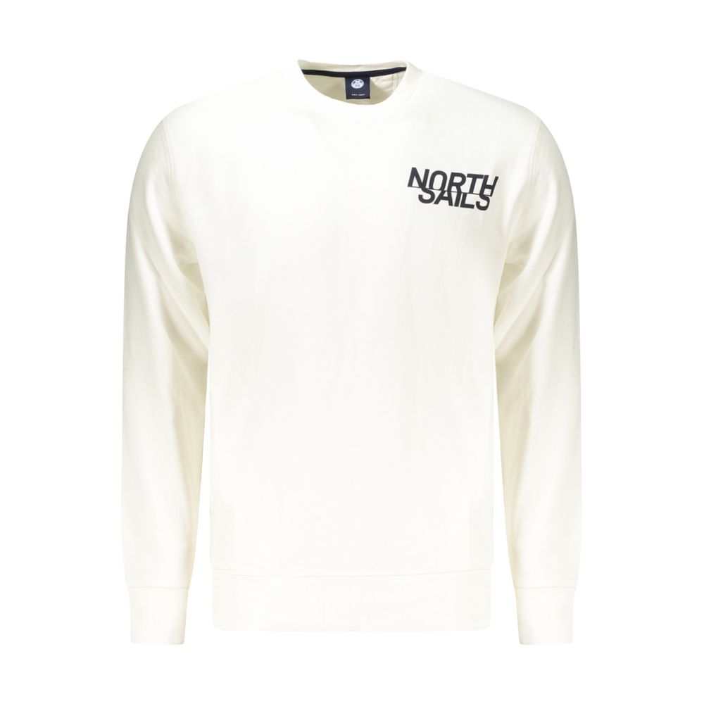 White Cotton Sweatshirt