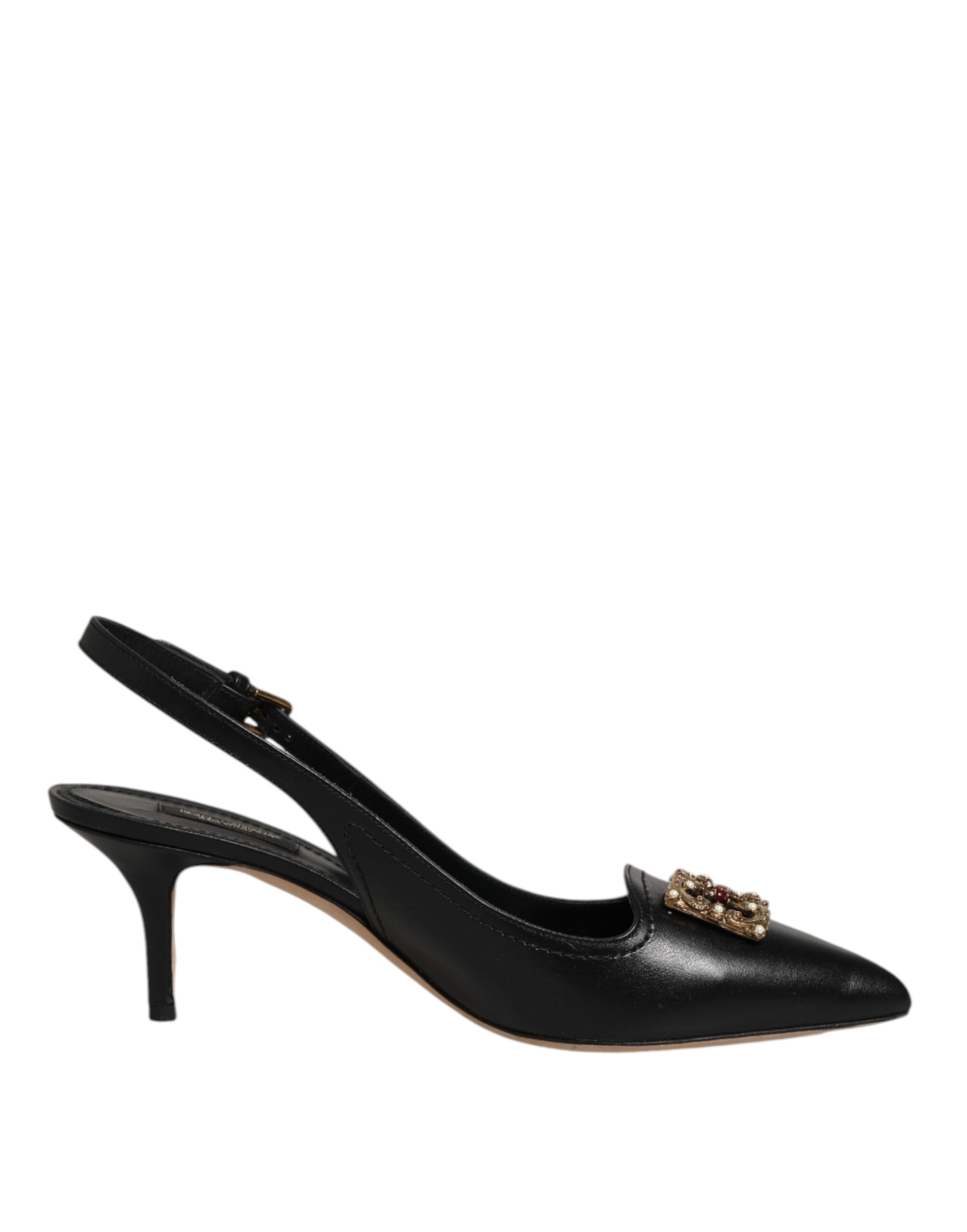 Black DG Amore Slingbacks Sandals Shoes