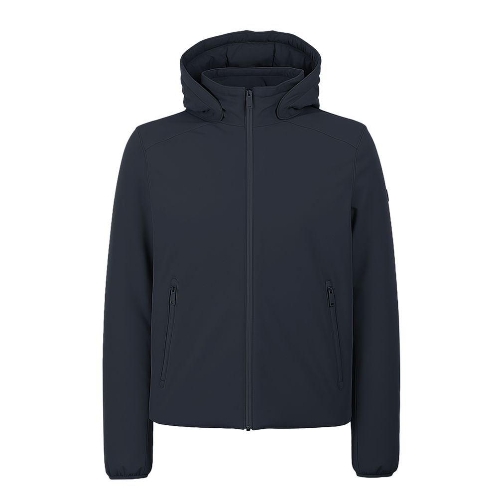 Blue Nylon Jackets & Coat