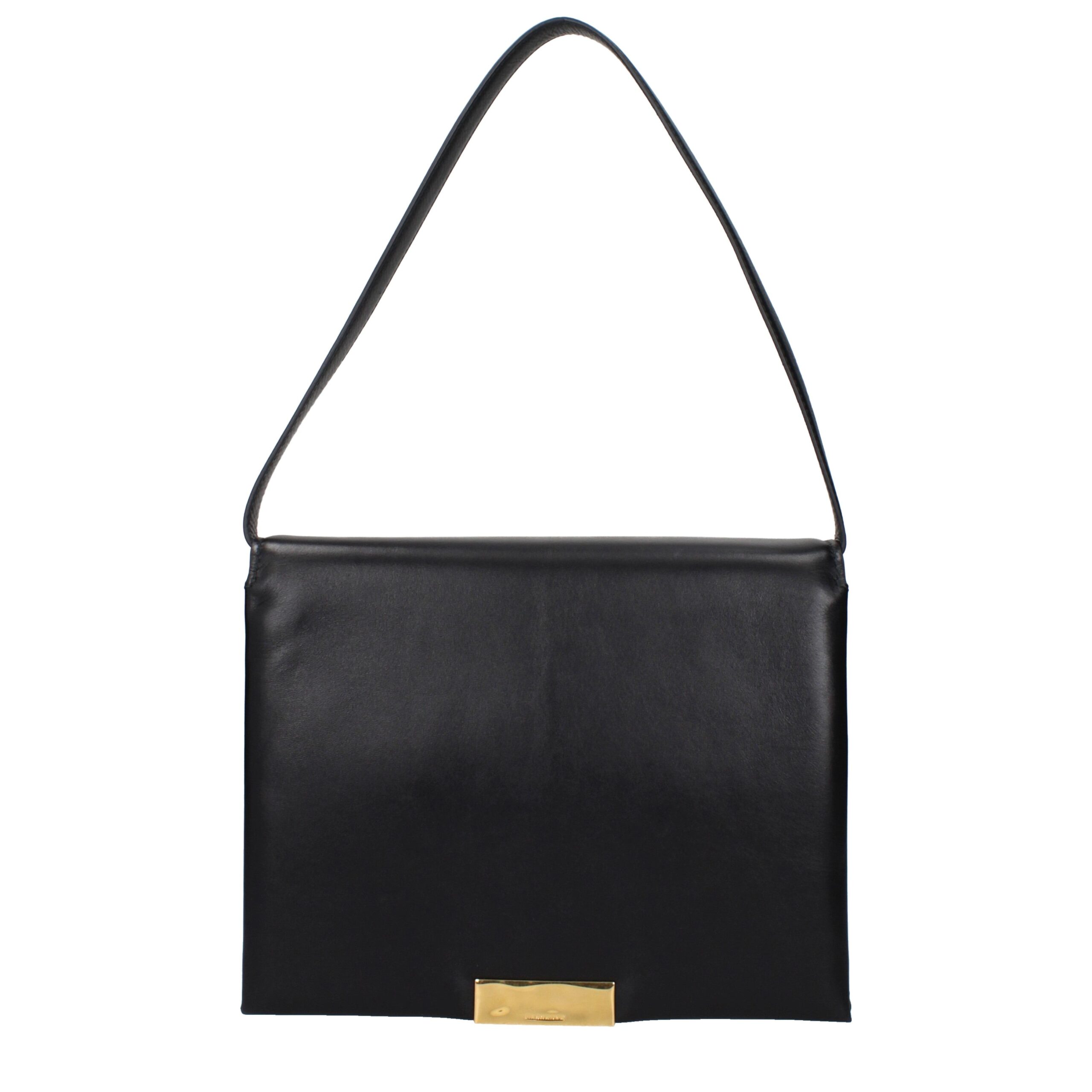 Black Leather Shoulder Bag