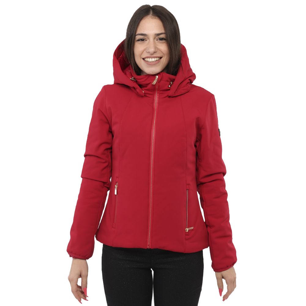 Red Nylon Jackets & Coat