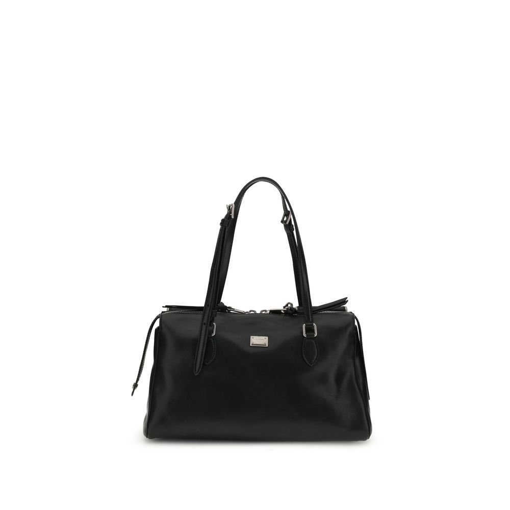 Black Calf Leather Bos Taurus Shoulder Bag