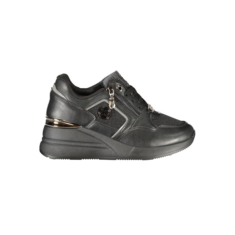 Nero Polyurethane Women Sneaker
