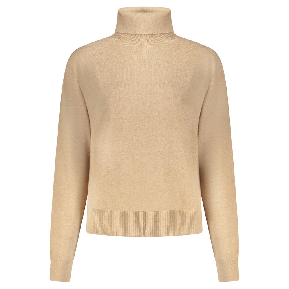 Beige Cotton Women Sweater