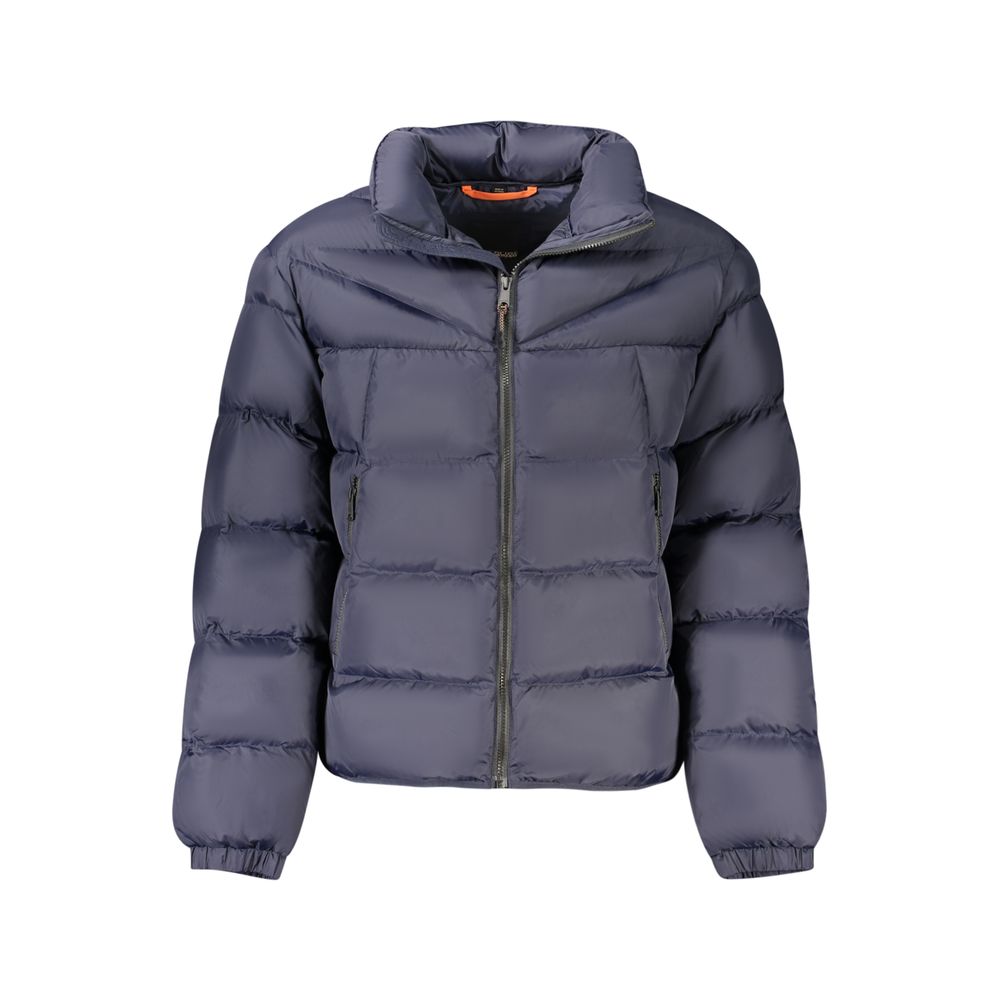 Blu Poliammide Men's Jacket