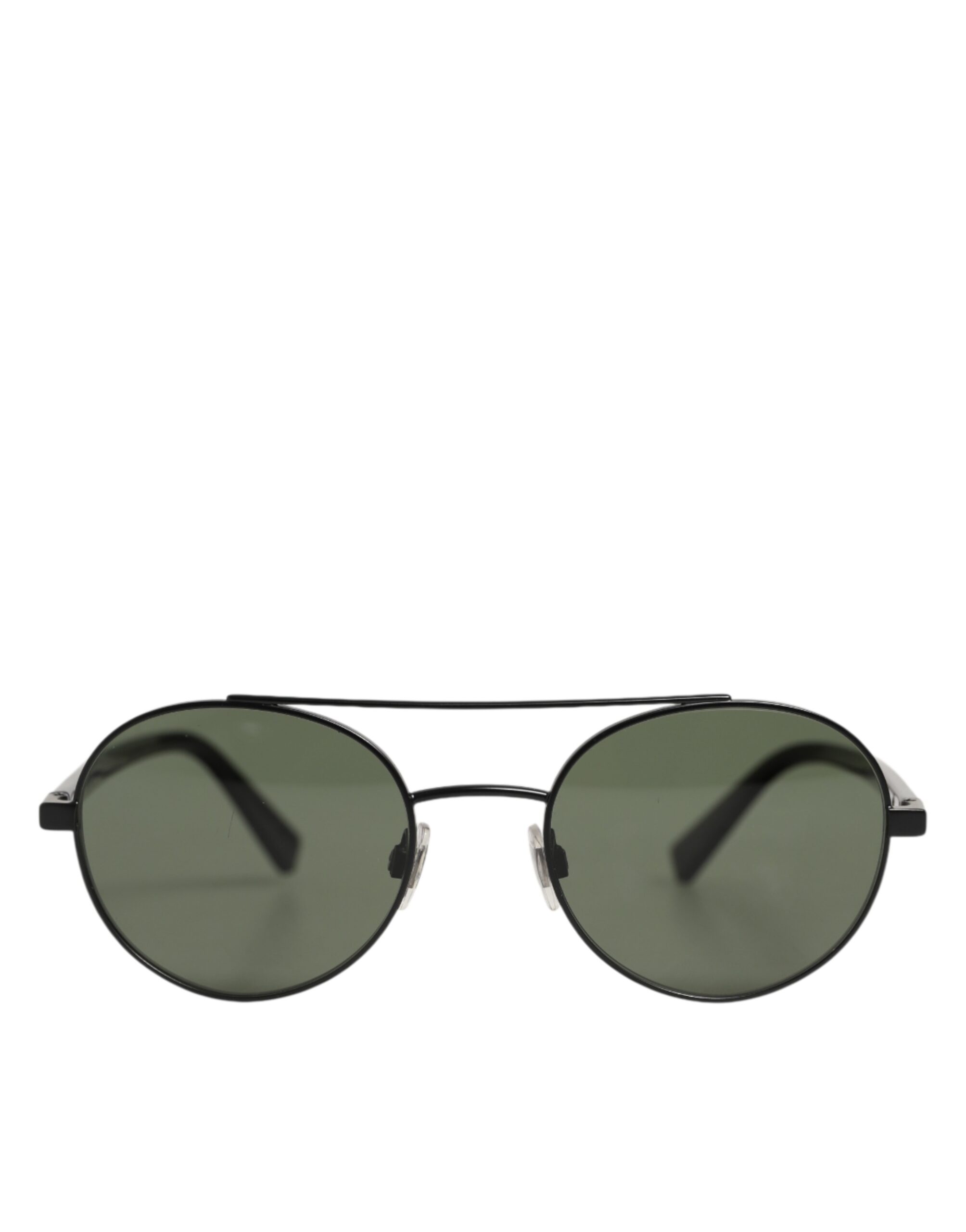 Matte Black Steel Frame Gray Lens Sunglasses