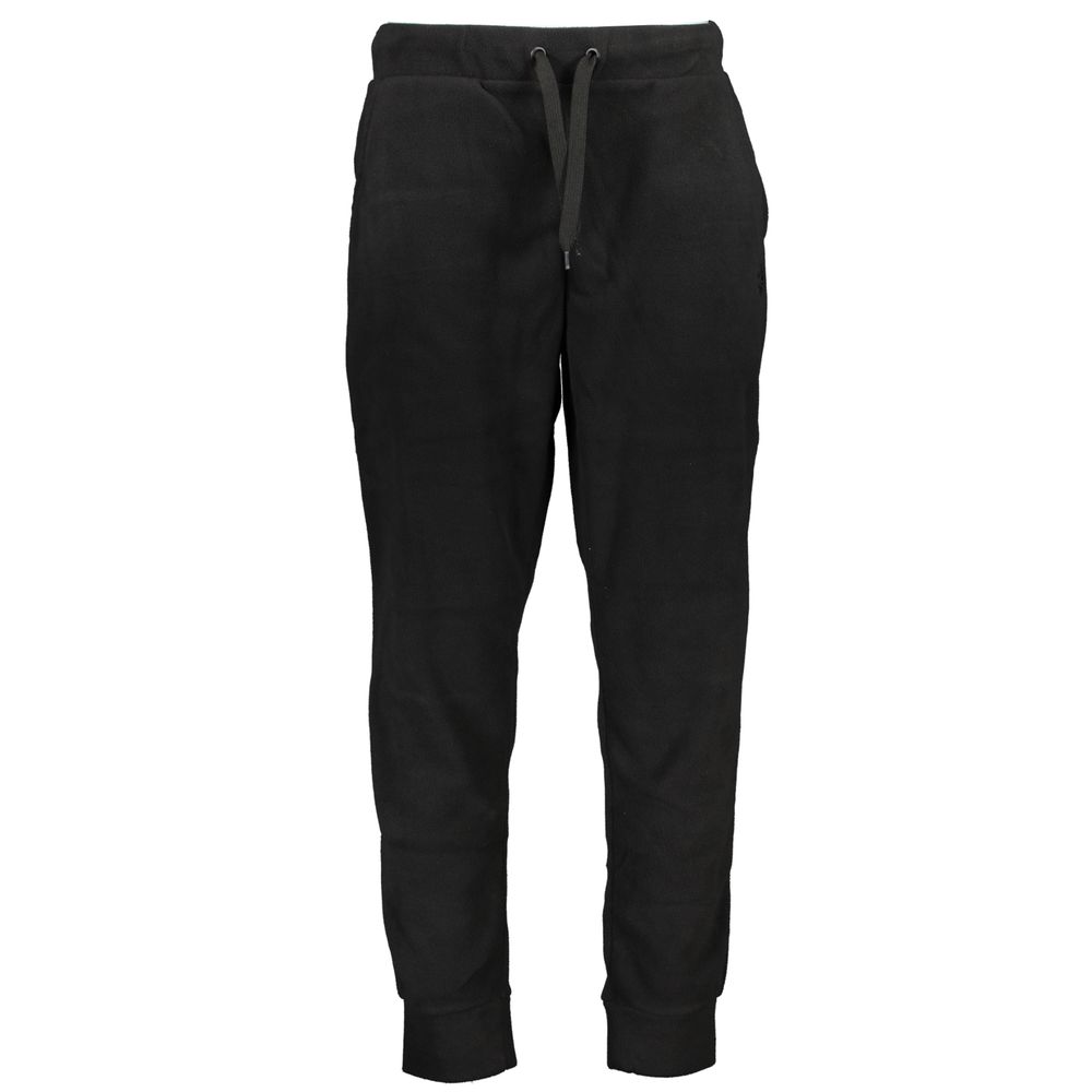 Black Polyester Men's Sweatpant