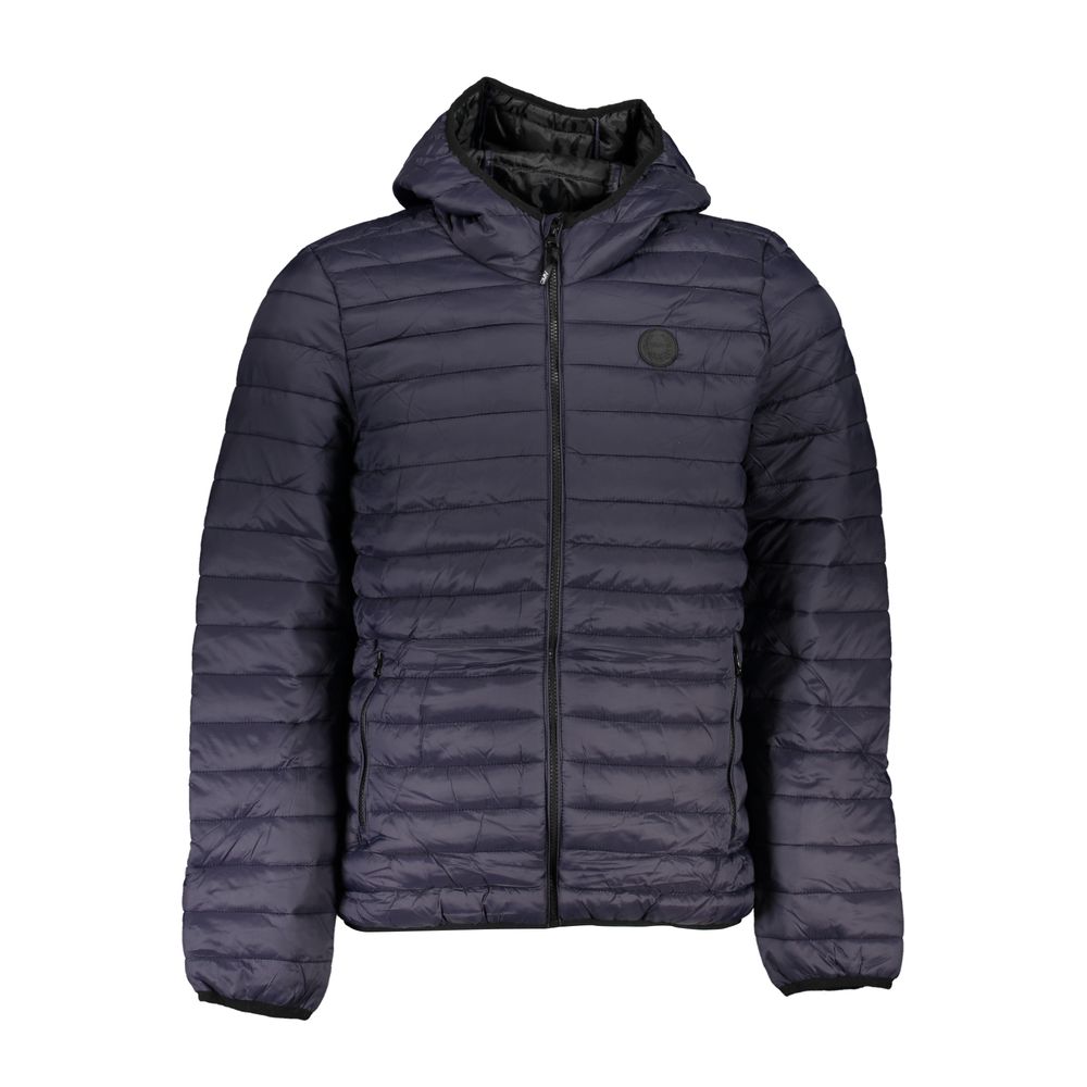 Blu Poliammide Men's Jacket