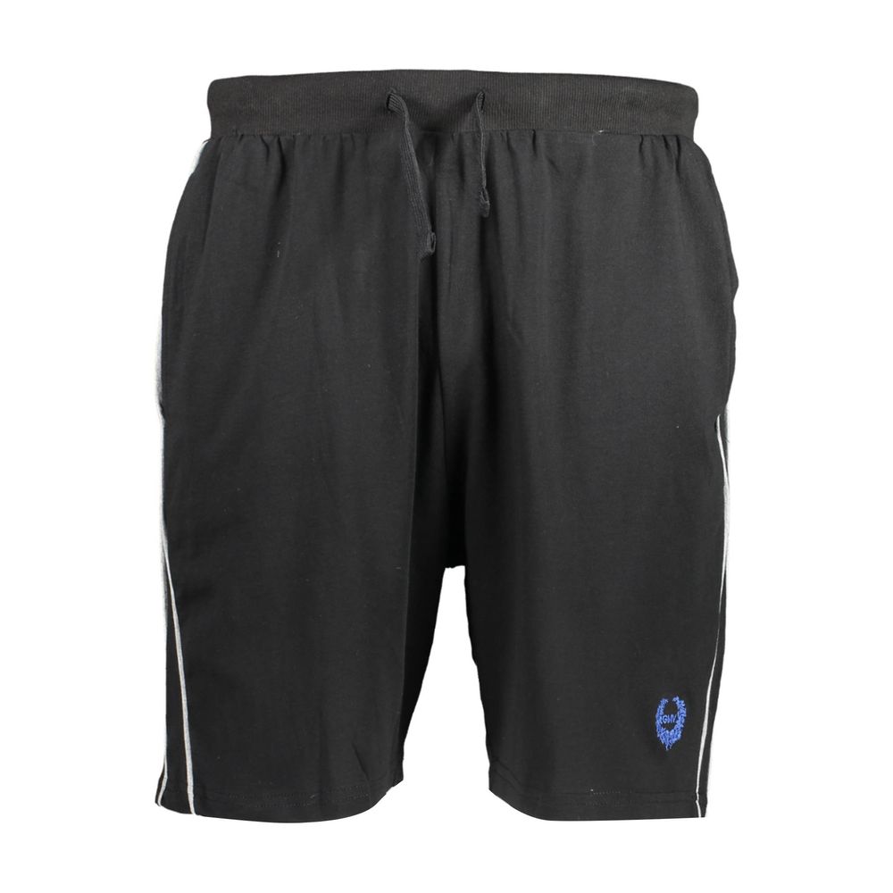 Black Cotton Men's Sweatpant