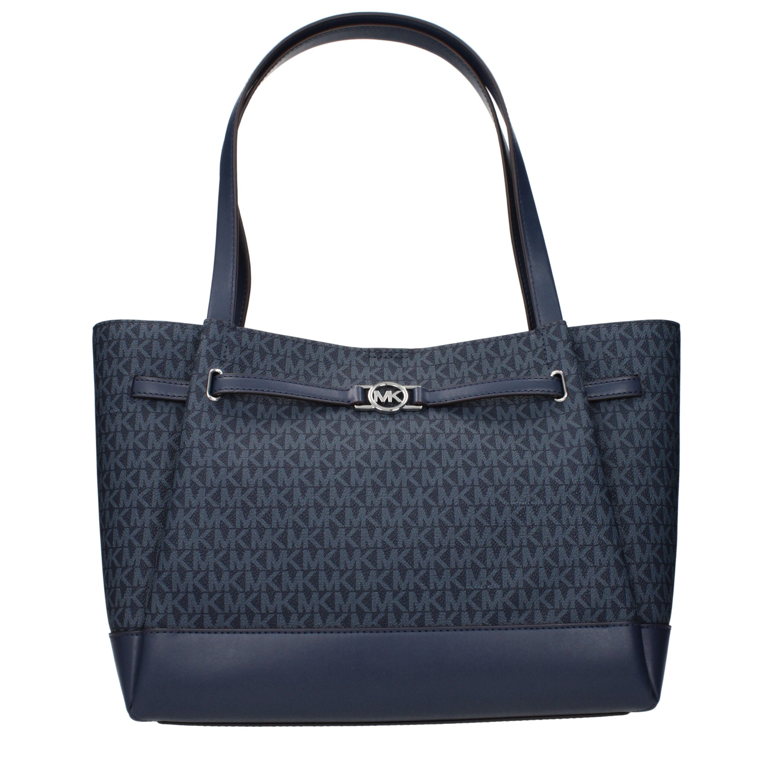 Blue Fabric Shoulder Bag