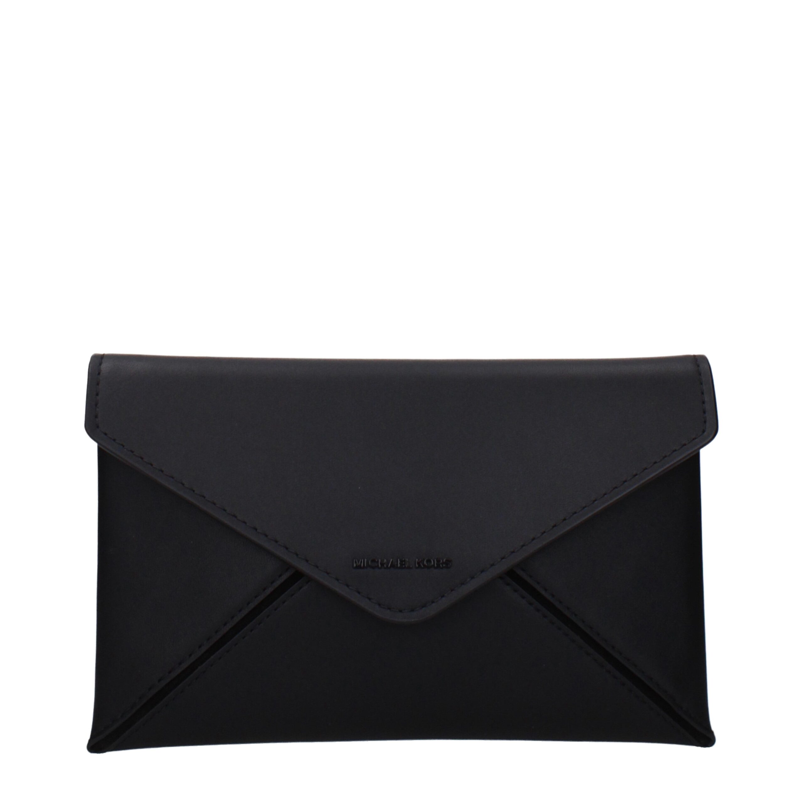 Black Leather Clutch Bags
