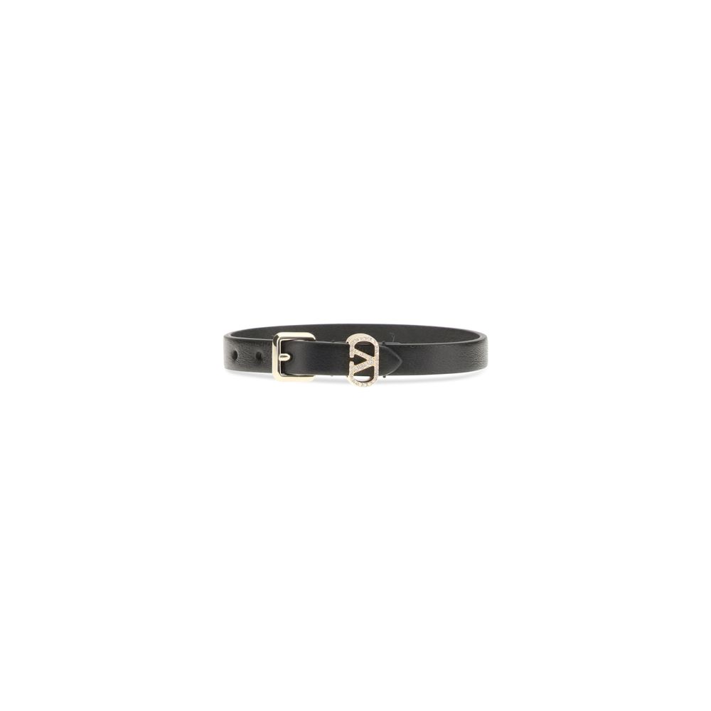 Black Calf Leather Bos Taurus Bracelet