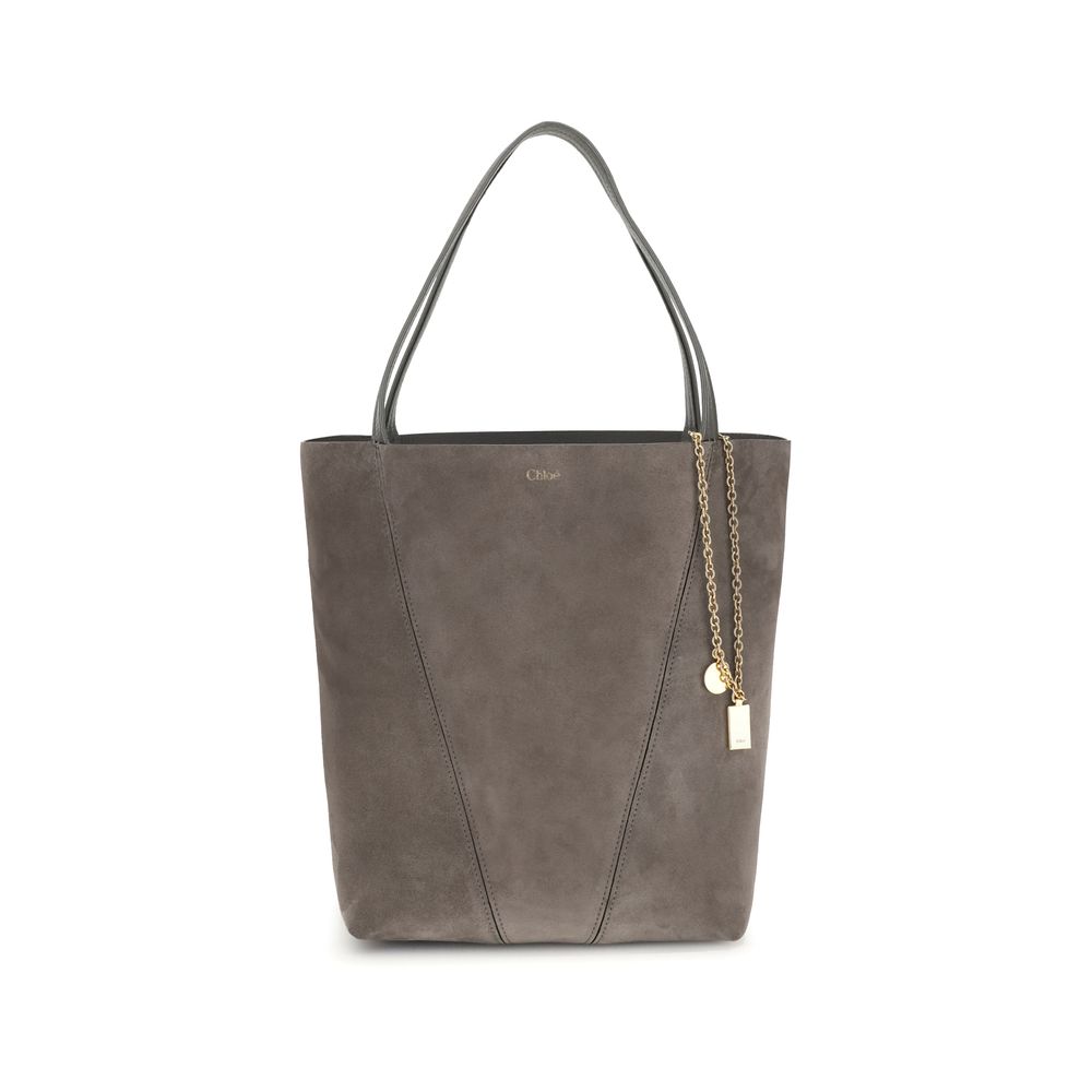 Suede Spin Tote Bag
