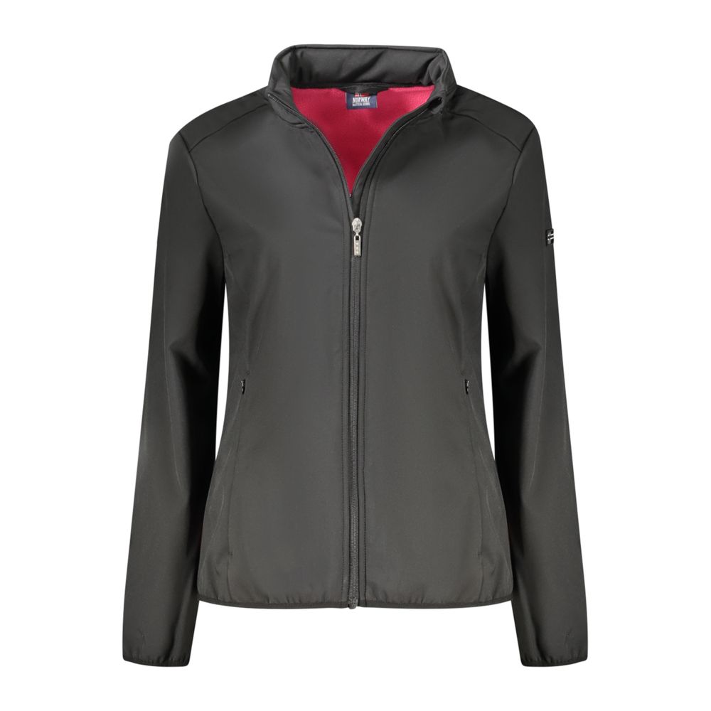 Black Polyester Women's Jacket