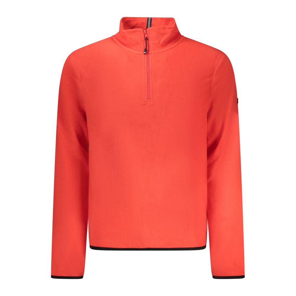 Red Polyester Men's Sweatshirt