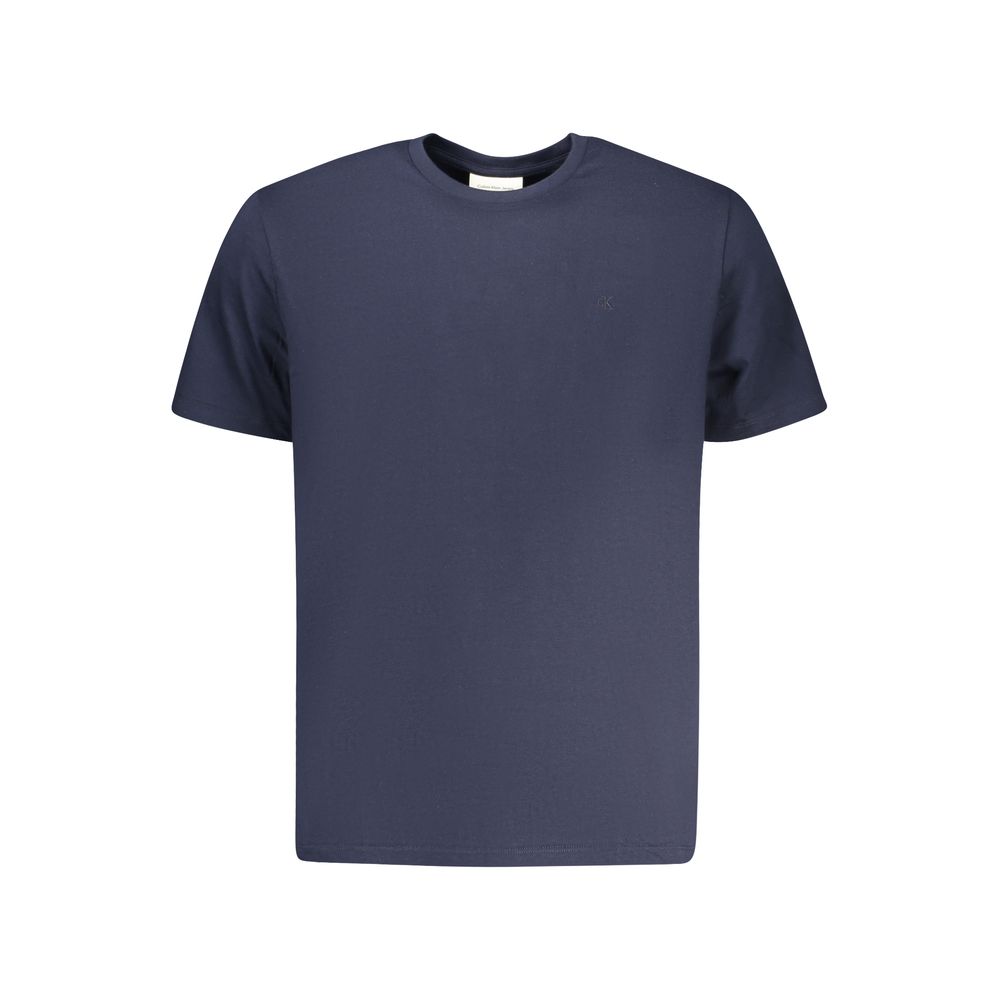 Blue Cotton Men's T-Shirt