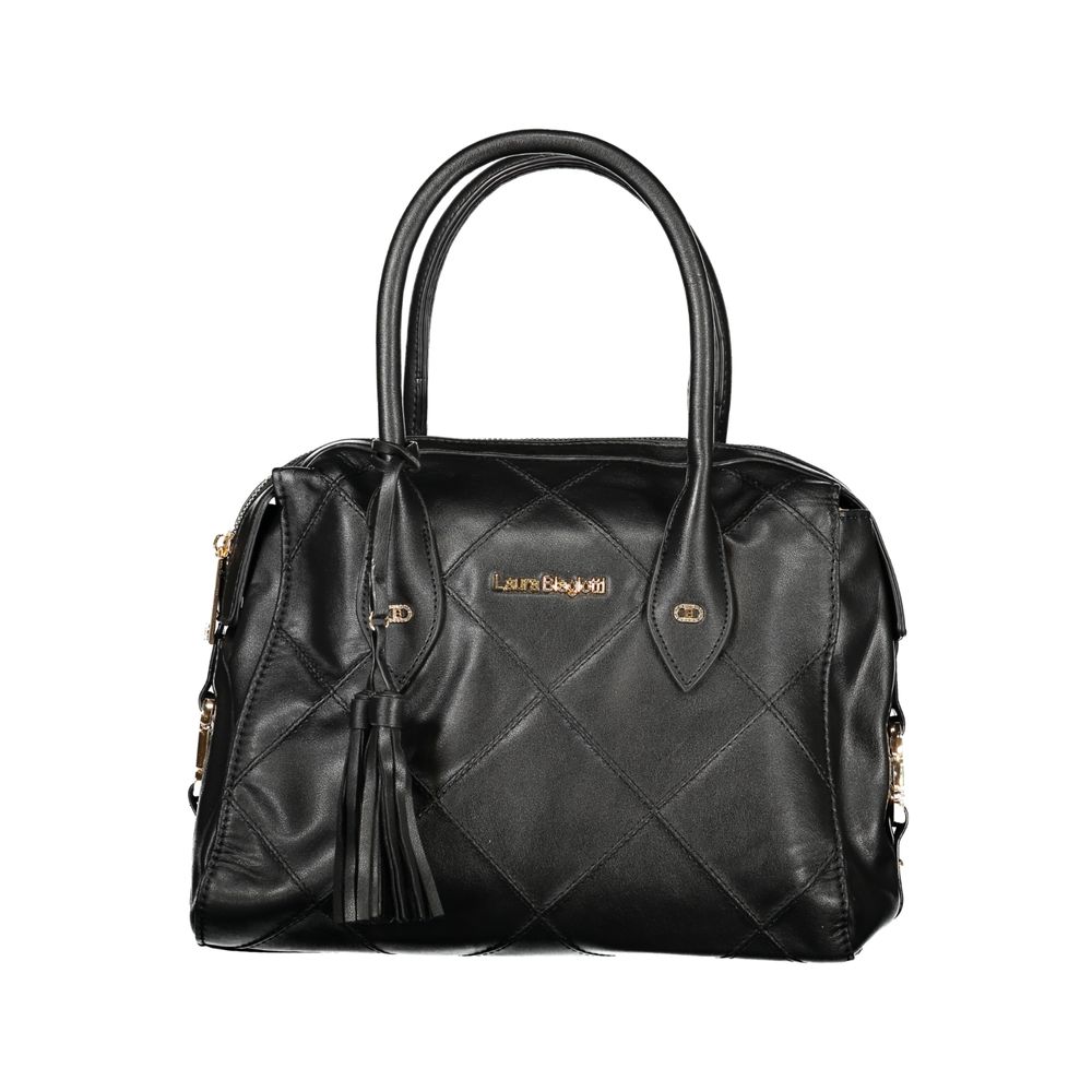 Black PVC Women Handbag