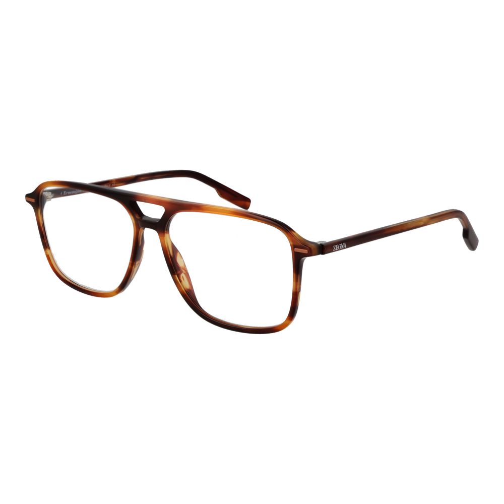 Ermenegildo Zegna Brown Acetate Glasses Mens Frames 192$