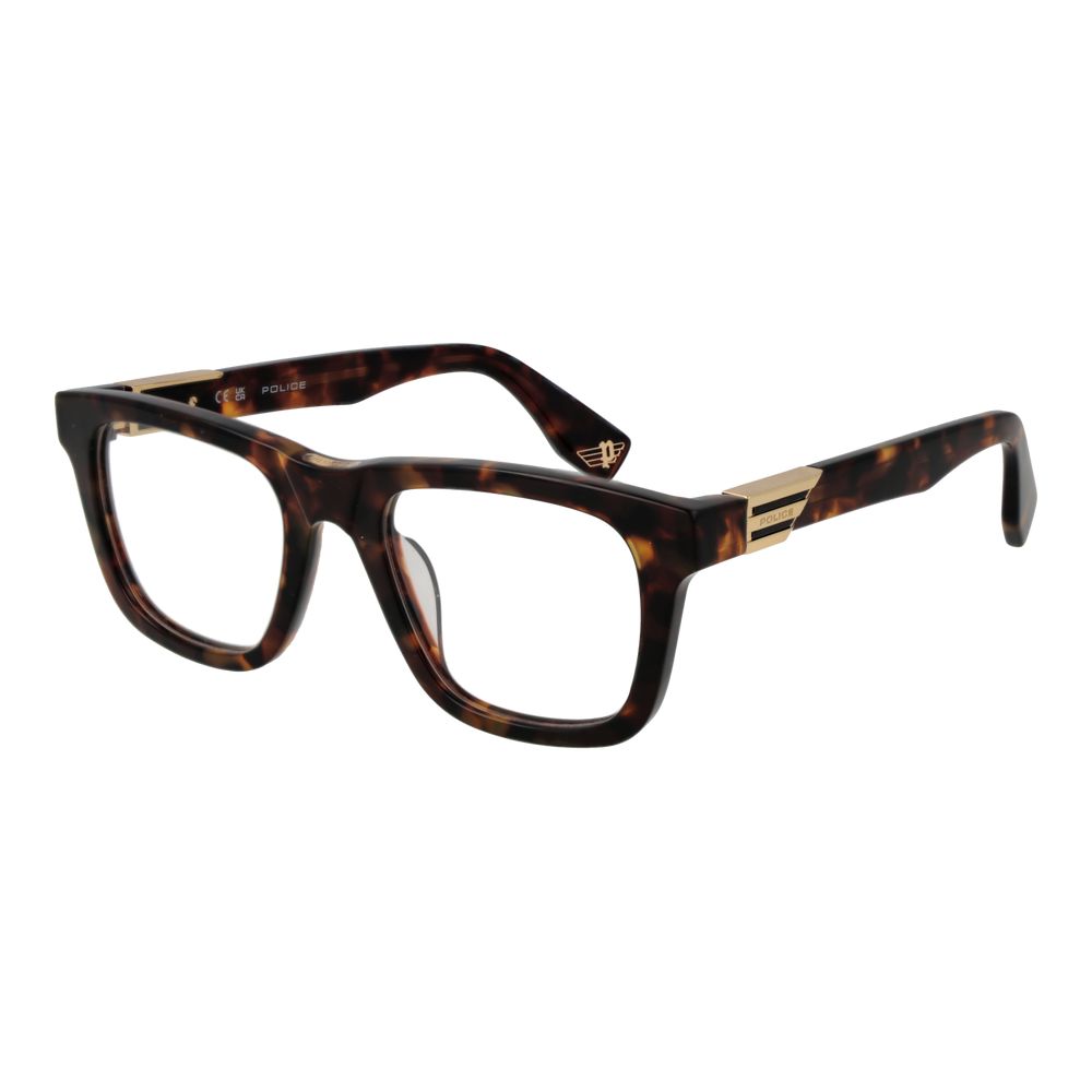 Police Brown Cellulose Acetate Glasses Mens Frames 160$