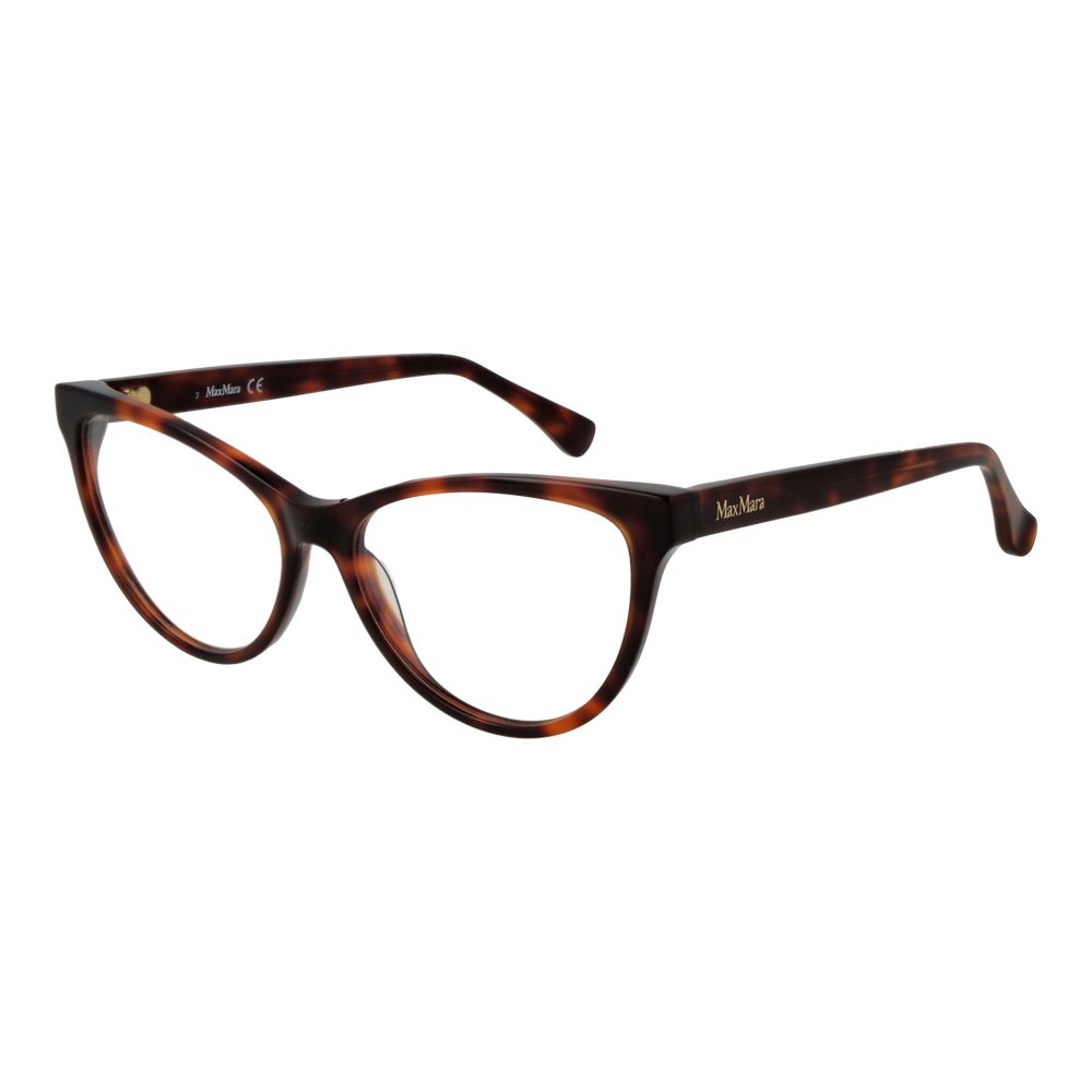Max Mara Brown Plastic Glasses Women's (Frames)
