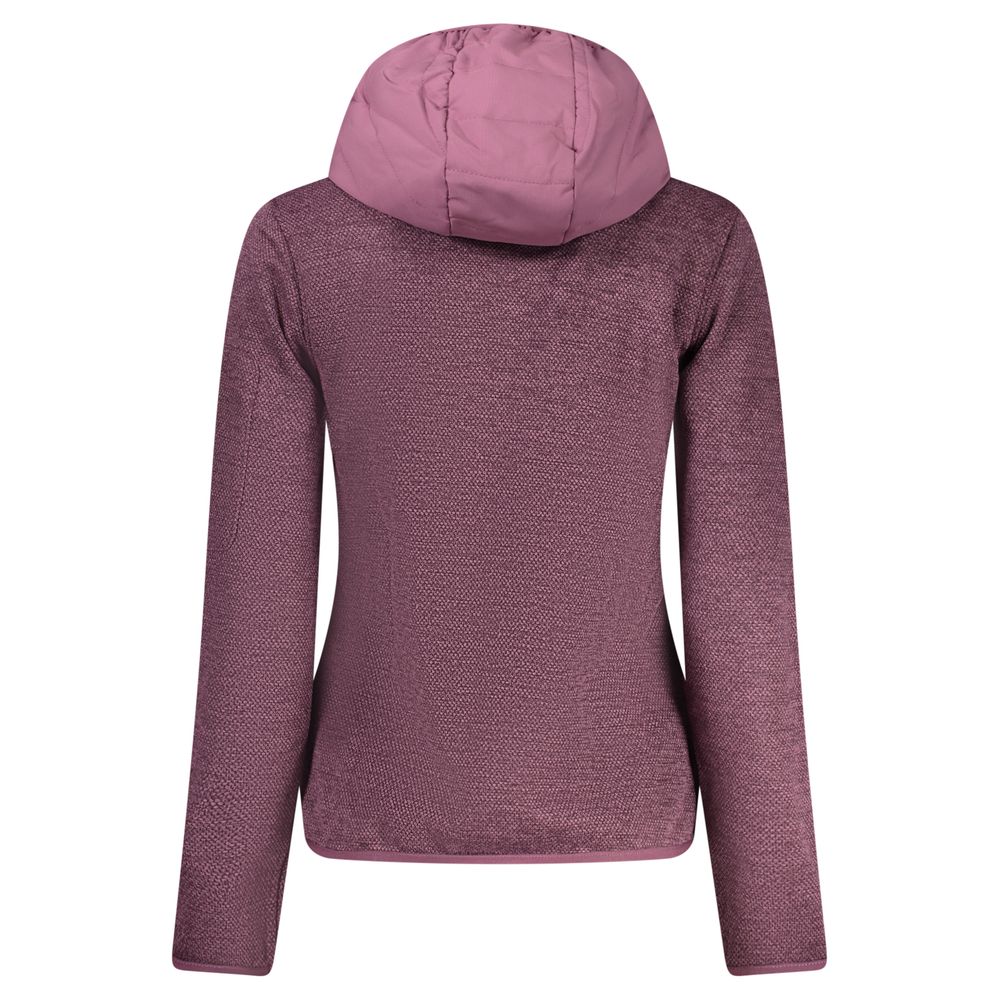 Purple Polyester Women Jacket - Thumbnail 2