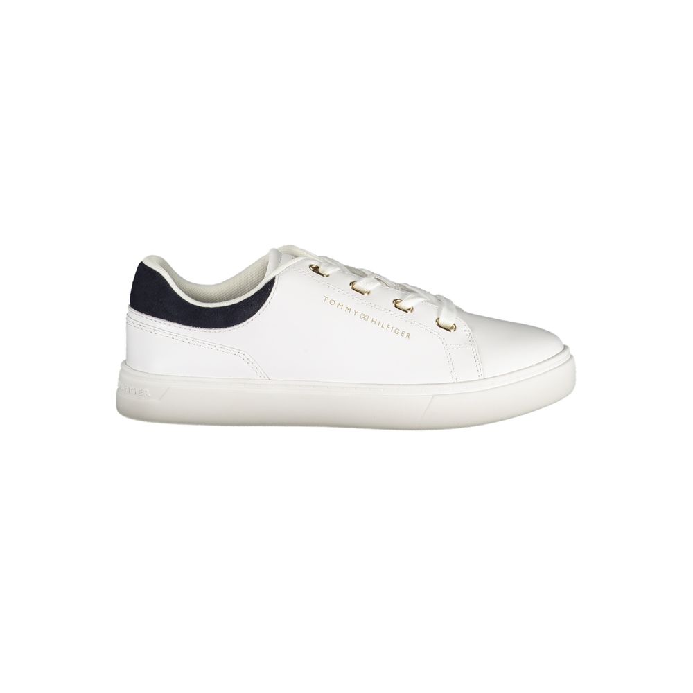 Bianco Polyurethane Women Sneaker