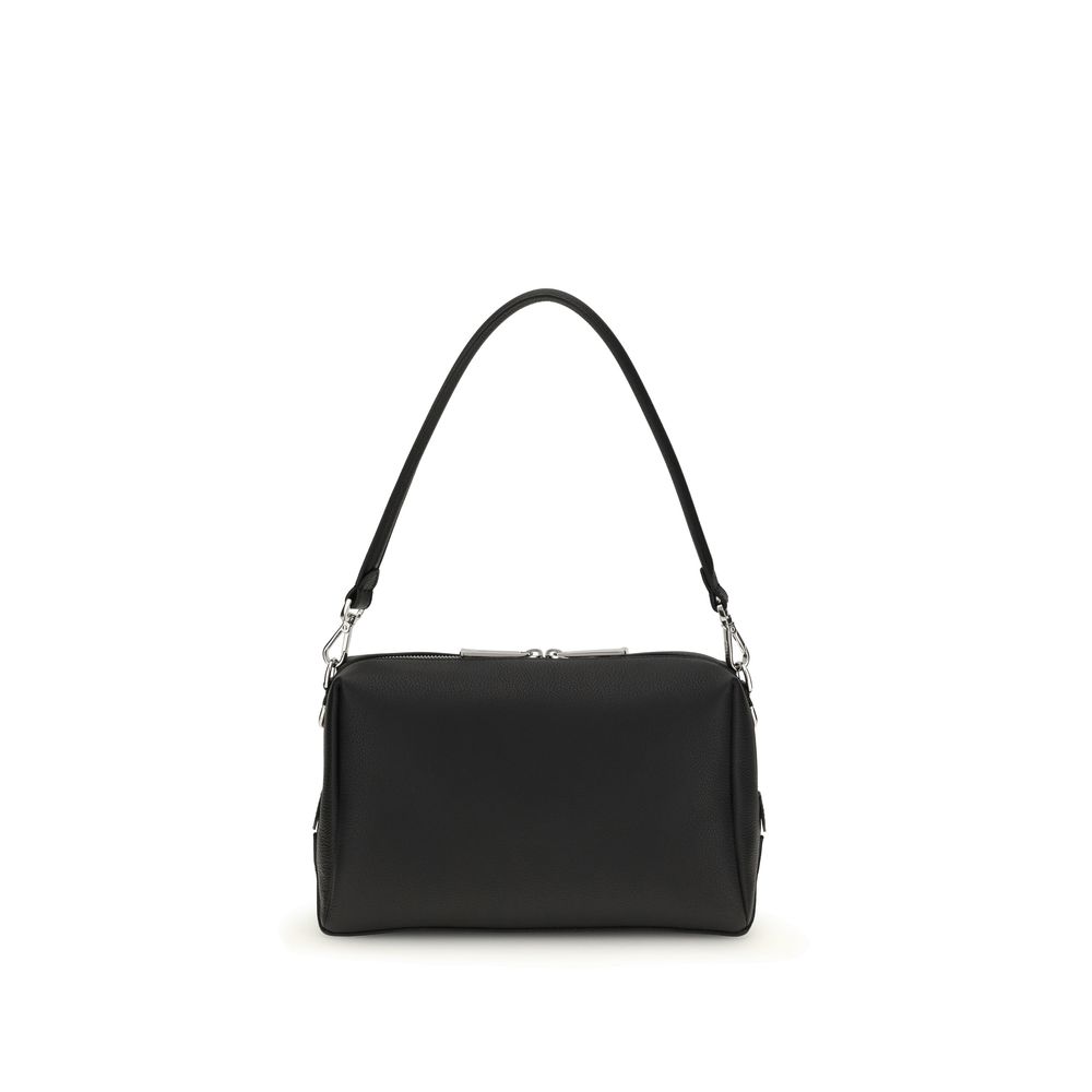 Black Calf Leather Bos Taurus Shoulder Bag