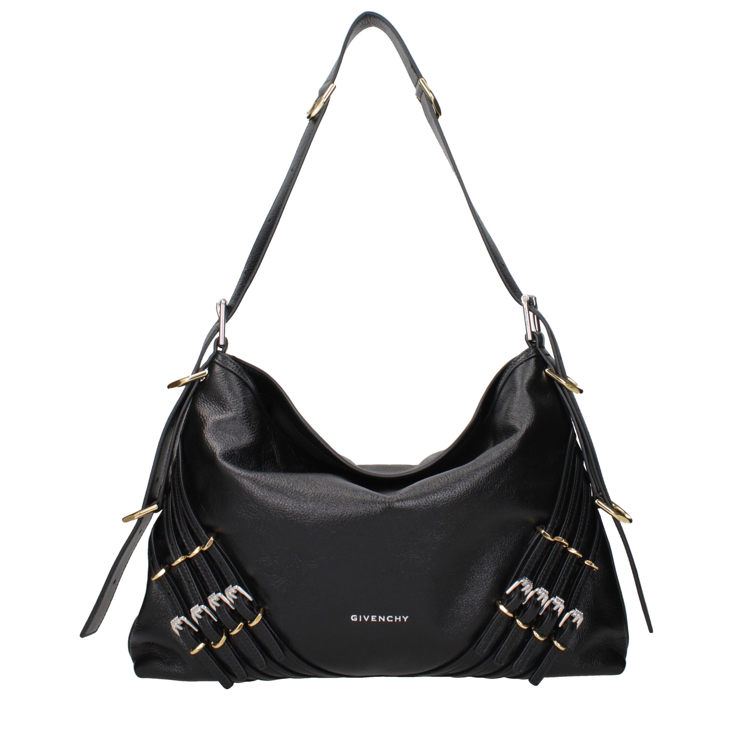 Black Leather Shoulder Bag