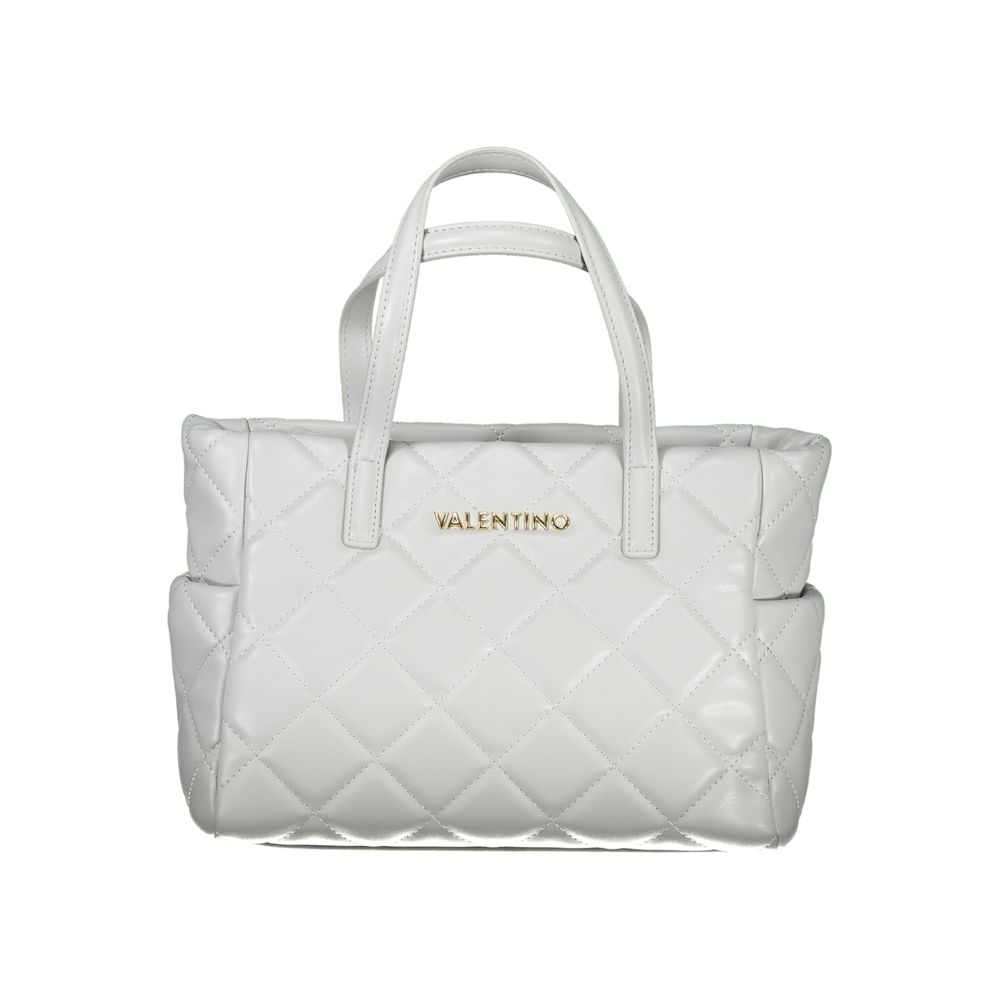 Gray Polyurethane Women's Bag