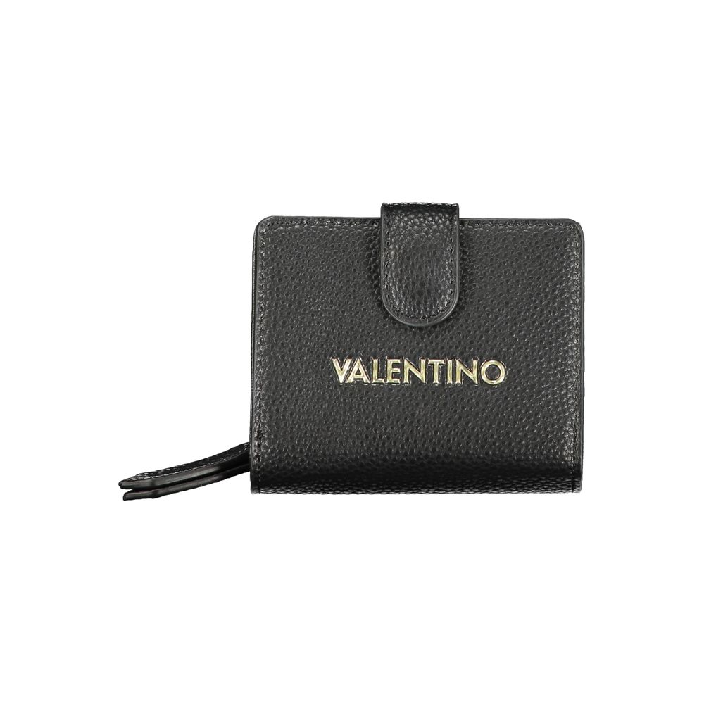 Black Polyurethane Women's Wallet