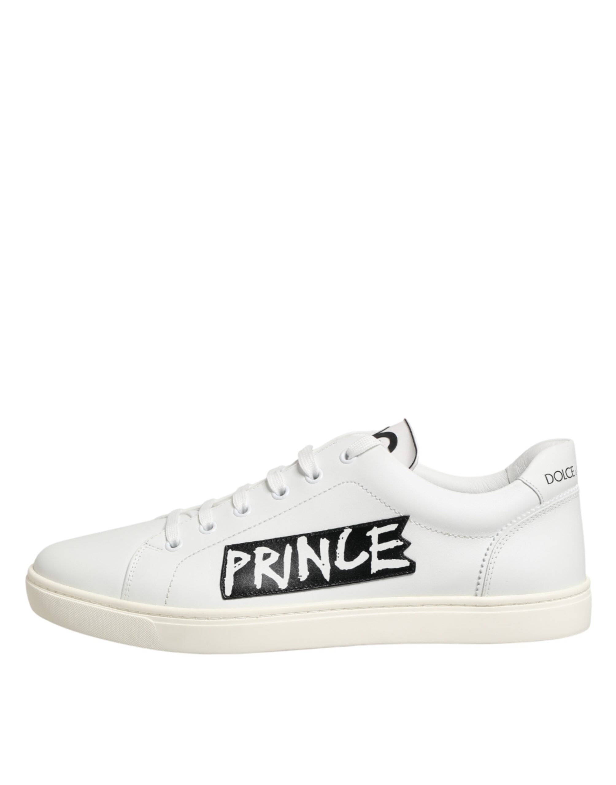 White Prince Leather Low Top Men Sneakers Shoes