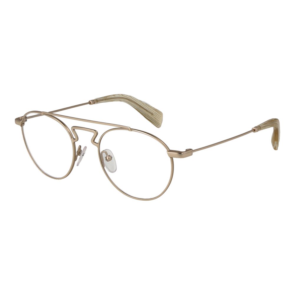 Yohji Yamamoto Gold Metal Glasses Men's (Frames)