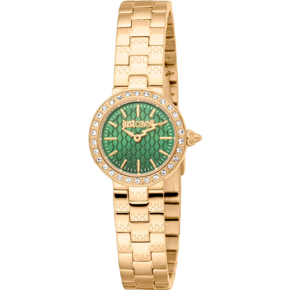 Just Cavalli Yellow Stainless Steel Dress Womens Watch 243$