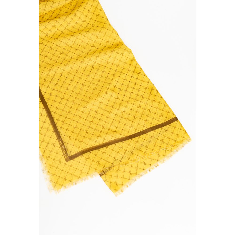 Yellow Modal Women Scarf - Thumbnail 2