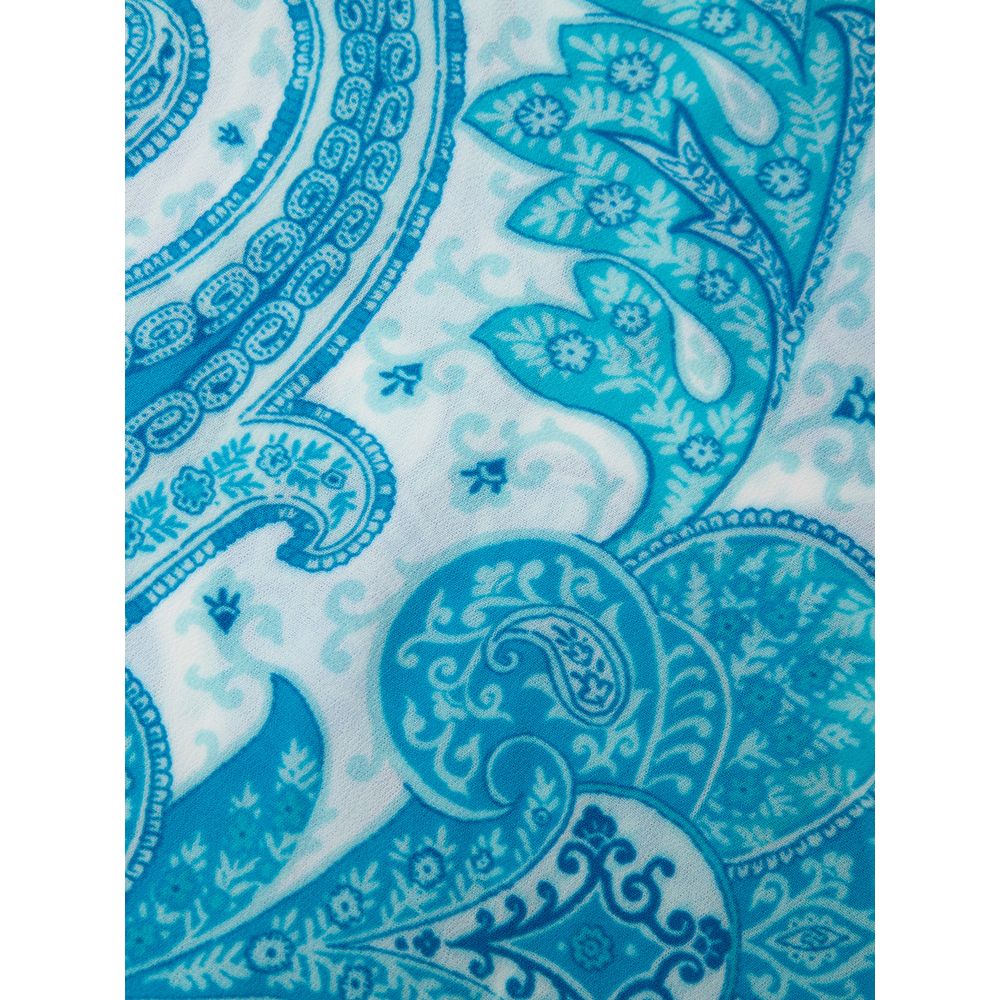 White Viscose Casual Dress - Thumbnail 3