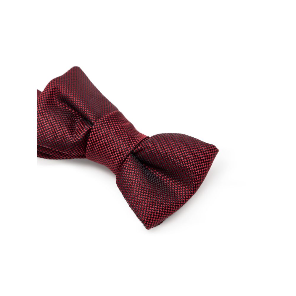 Bordeaux Silk Bowtie - Thumbnail 2